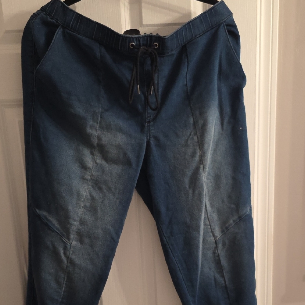 Sofia by Sofia Vergara Ladies Denim Blue Jogger Jeans